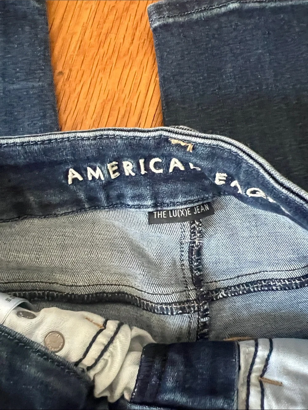 American Eagle Outfitters Dark and Mid Blue Skinny Jeans Duo